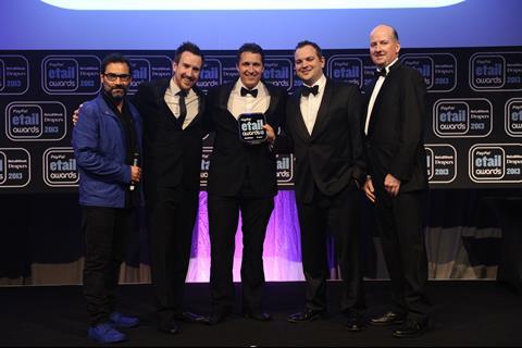 PayPal Etail Awards 2013 winner - The Chase Paymentech Best Pure Play Etailer - Large, Appliances Online